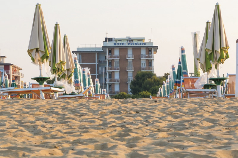 Bibione, Hotel Principe, Strand