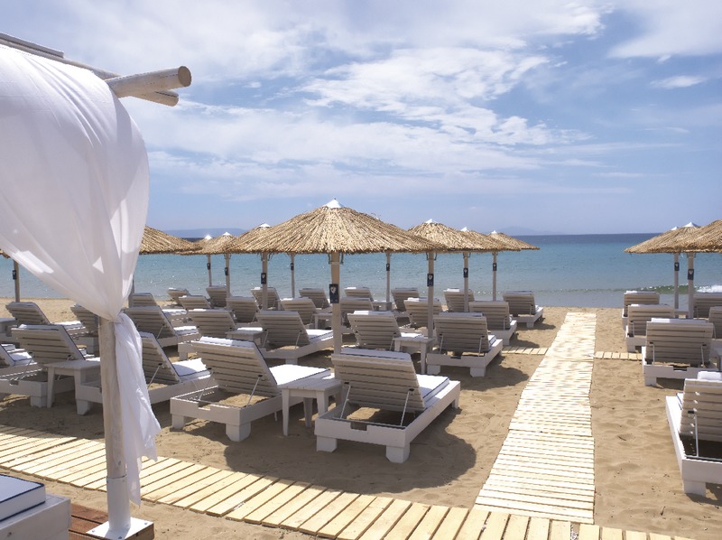 Paros, Amaryllis Paros Beach Hotel, Strand