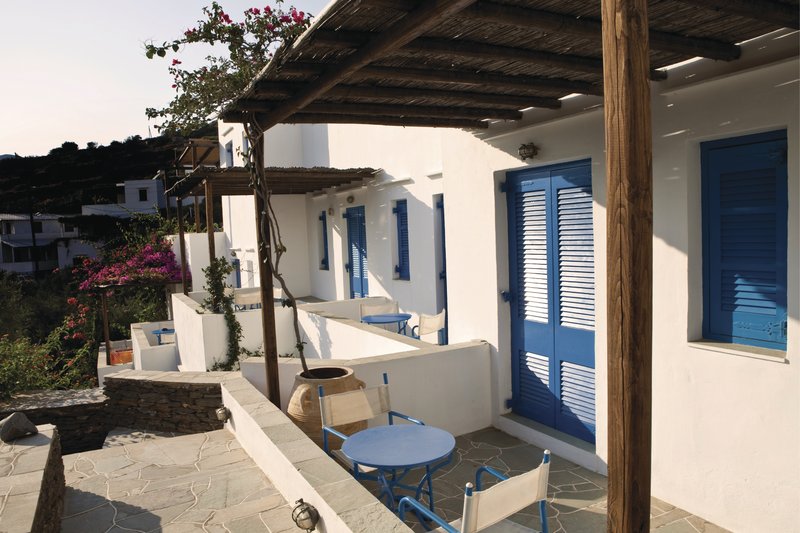 Sifnos, Hotel Alexandros, Terrasse