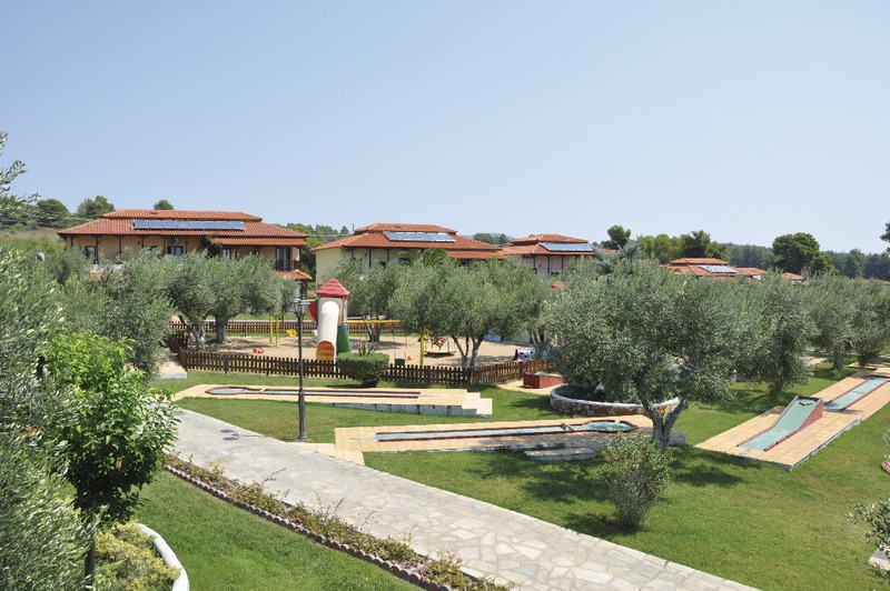 Chalkidiki, Blue Dolphin Hotel, Gartenanlage