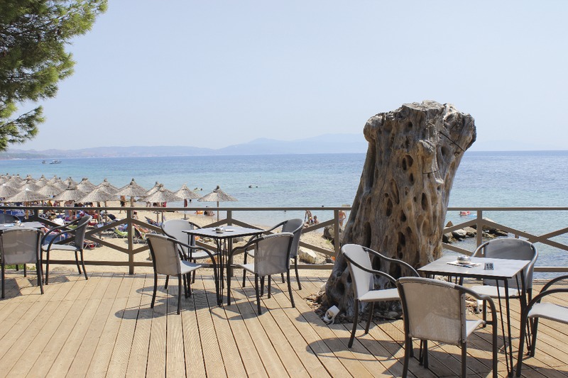 Chalkidiki, Blue Dolphin Hotel, Terrasse