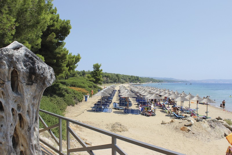 Chalkidiki, Blue Dolphin Hotel, Strand