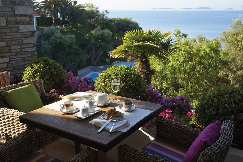Chalkidiki, Eagles Palace Hotel, Terrasse