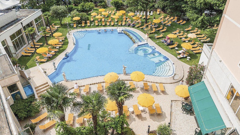 Abano, Hotel Terme Helvetia, Pool