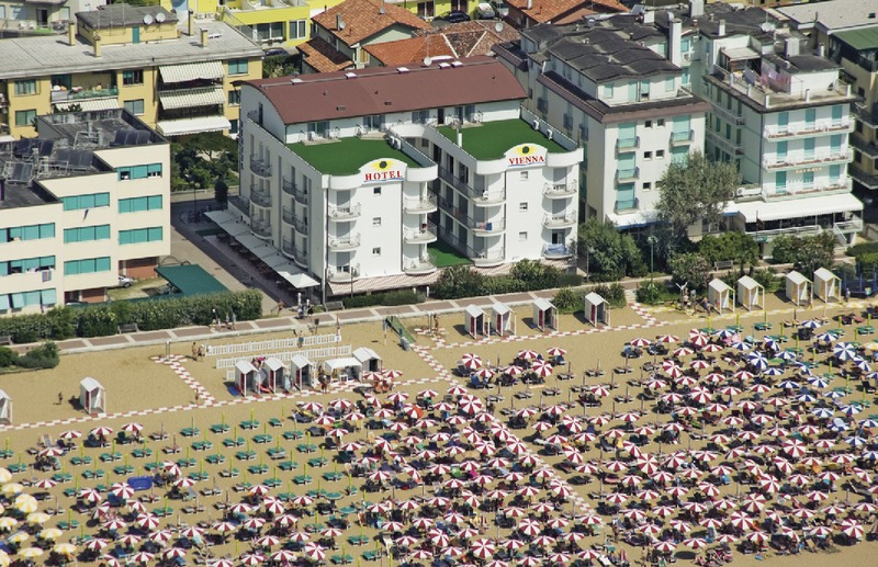 Caorle, Hotel Vienna, Strand