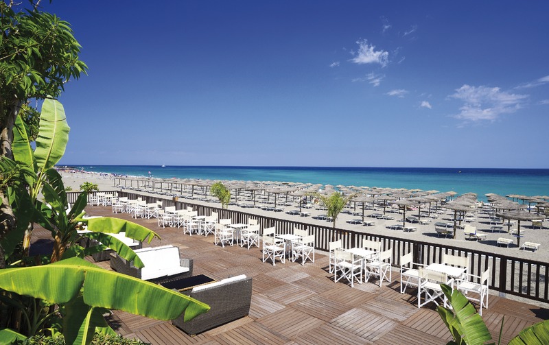 Sizilien, Unahotels Naxos Beach Sicilia, Terrasse