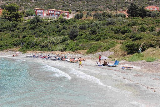 Kefalonia, Metaxatos Studios & Appartements, Strand