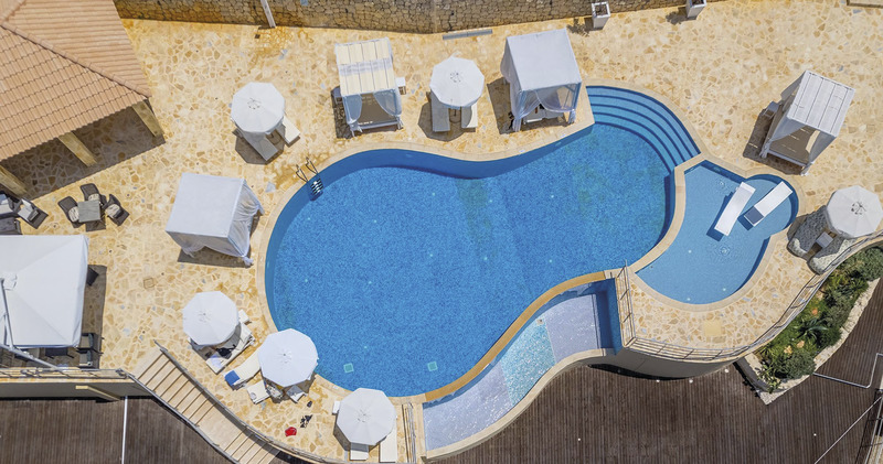 Kefalonia, Hotel Petani Bay, Pool