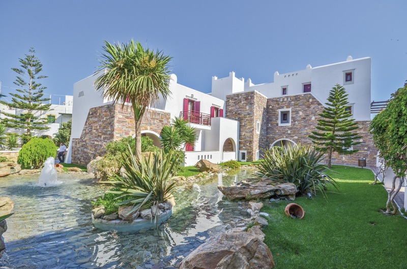 Naxos, Hotel Naxos Resort, Gartenanlage