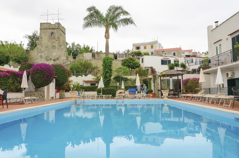 Ischia, Hotel Lord Byron, Pool