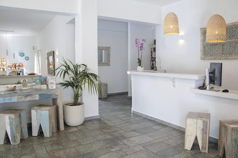 Paros, Hotel Manos, Lobby