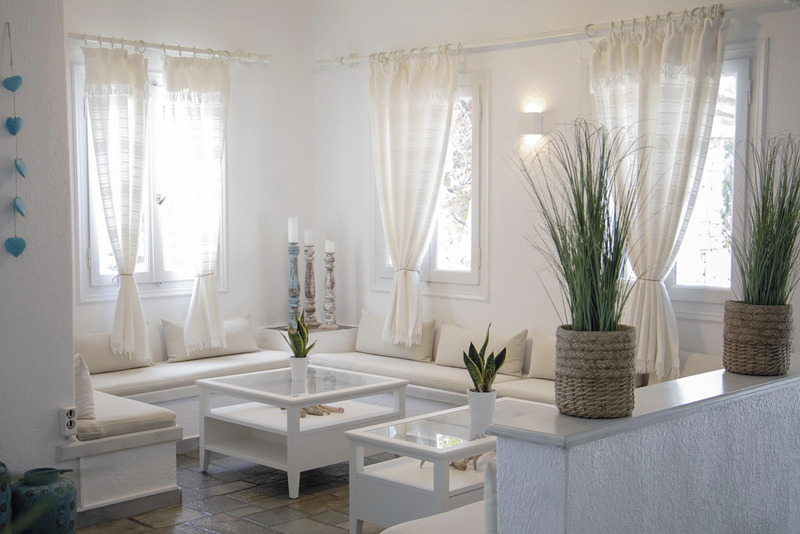 Paros, Hotel Manos, Lobby