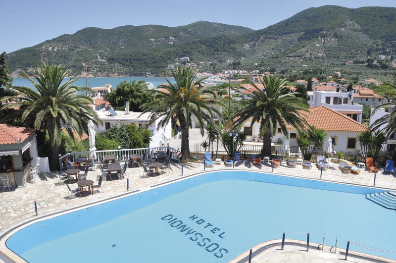 Skopelos, Hotel Dionyssos, Pool