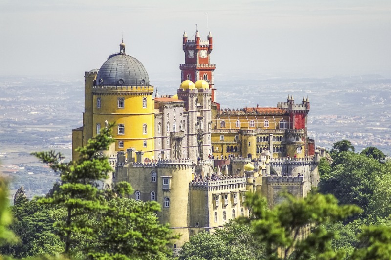Märchenhafte Paläste von Sintra